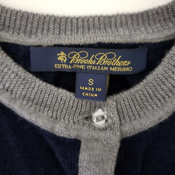 Brooks Brothers 100% Merino Wool Cardigan - Picture 6 of 7